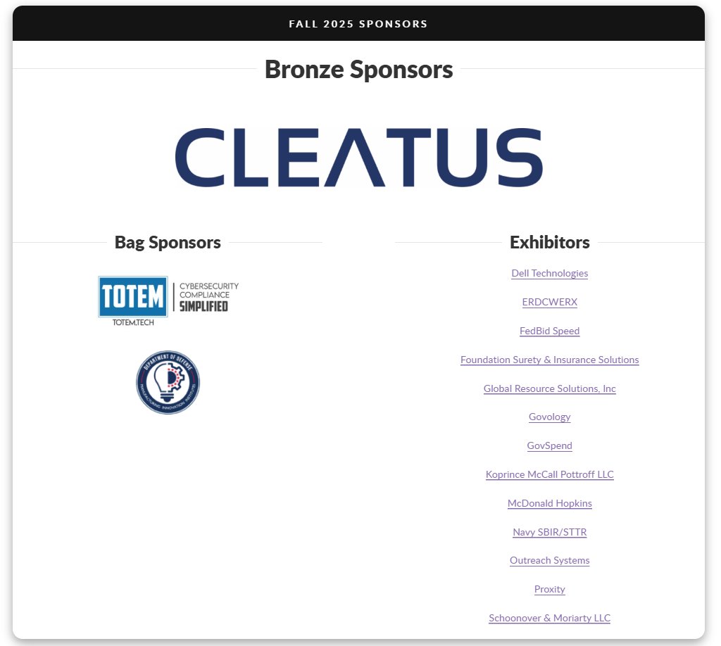 NAPEX_Alliance's tweet image. Thank you to all sponsors and exhibitors at our 2025 NAPEX Fall Conference. #APEXAccelerators