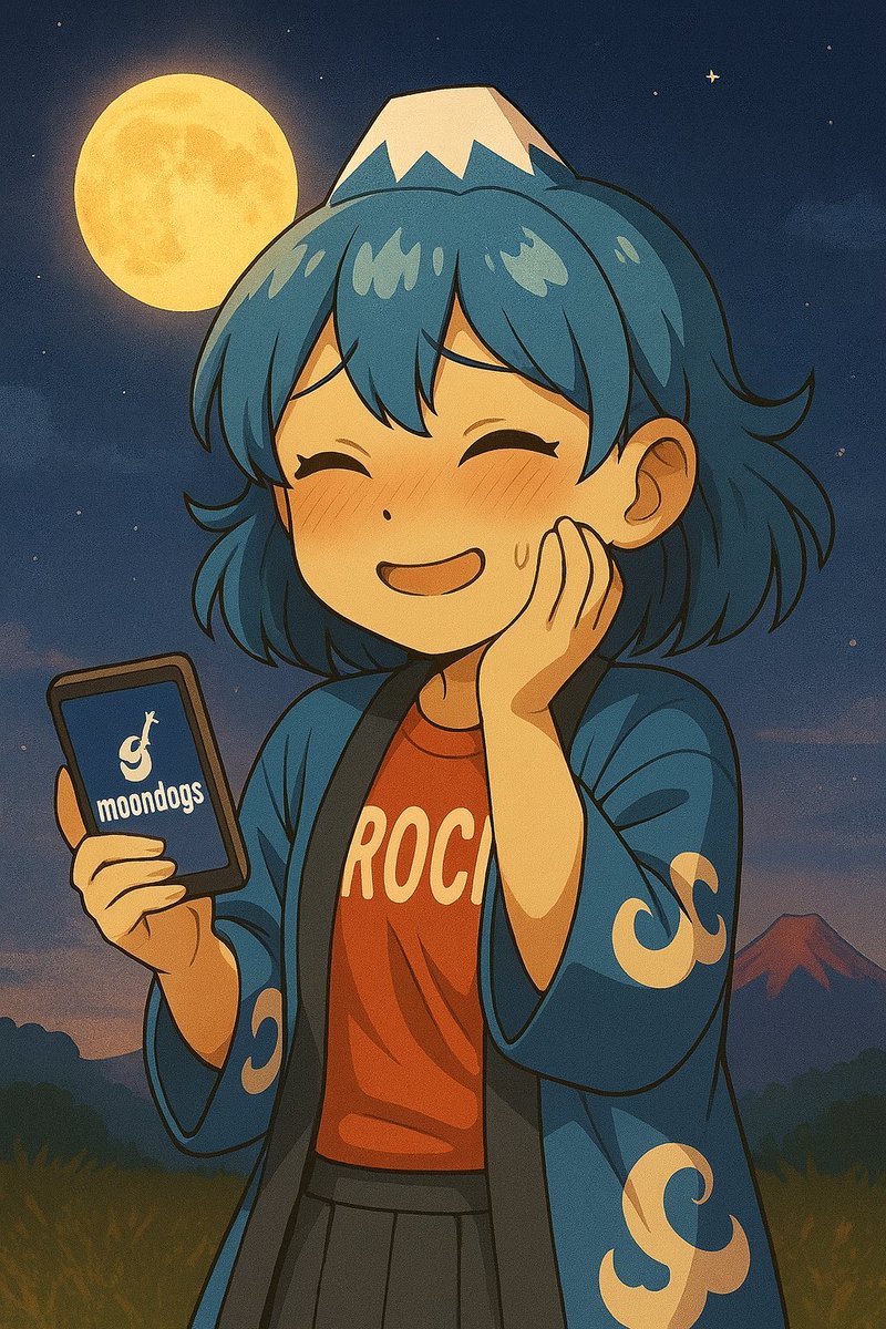 mtfuji_goddess's tweet image. ふじ美です🗻🌕

勝手にバンド紹介！
moondogs🎸🐾

J-POP・J-ROCKを自分たち流にアレンジしているカッコいいバンド🎶

で、聞きました。
ベッキーちゃんがふじ美の投稿、見てくれてるって⁉️😳💦

神なのに照れました。
富士山も赤くなってました🗻🌕

#ふじ美のロックな日常
#ロッキンフジ #moondogs