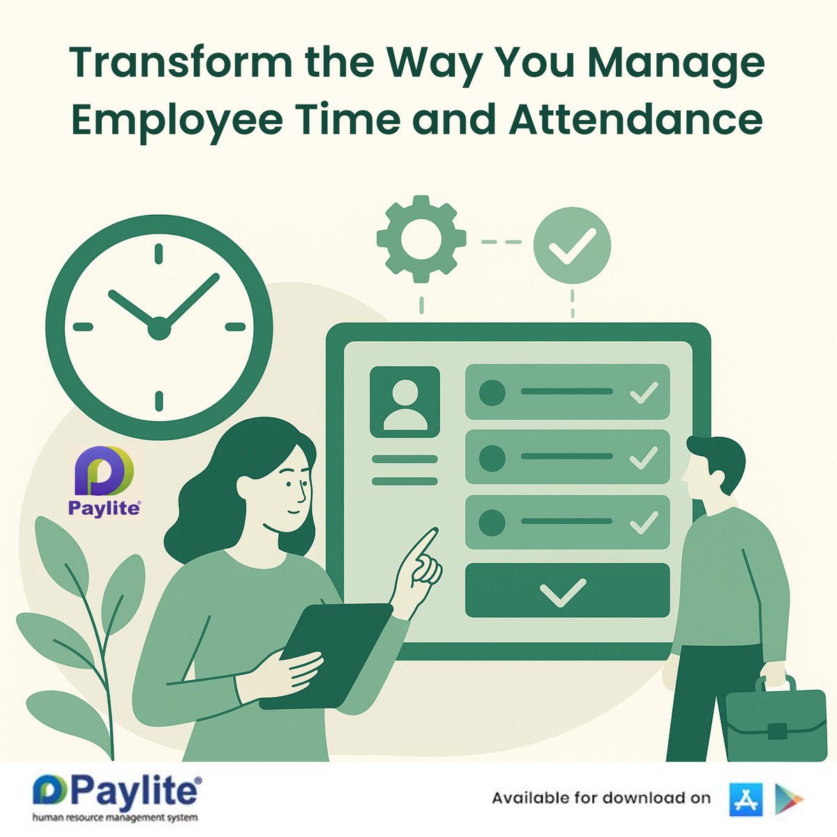Paylite's tweet image. Tired of juggling #manualtimesheets and man-hour calculations? Let @Paylite’s #TimeandAttendance module do the heavy lifting! Enjoy #SeamlessAutomation, error-free tracking, and effortless #timesheetapprovals.
Focus on what truly matters — productivity!
paylitehr.com/request-demo.h…