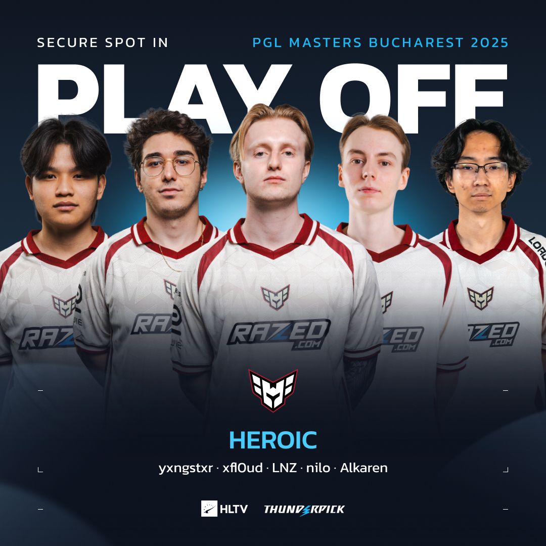 Another playoffs secured ✅ <a href="/heroicgg/">HEROIC</a>