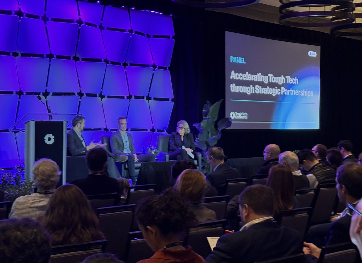 Excited to be at Tough Tech Week.

8th year and it’s become the conference for the technologies that