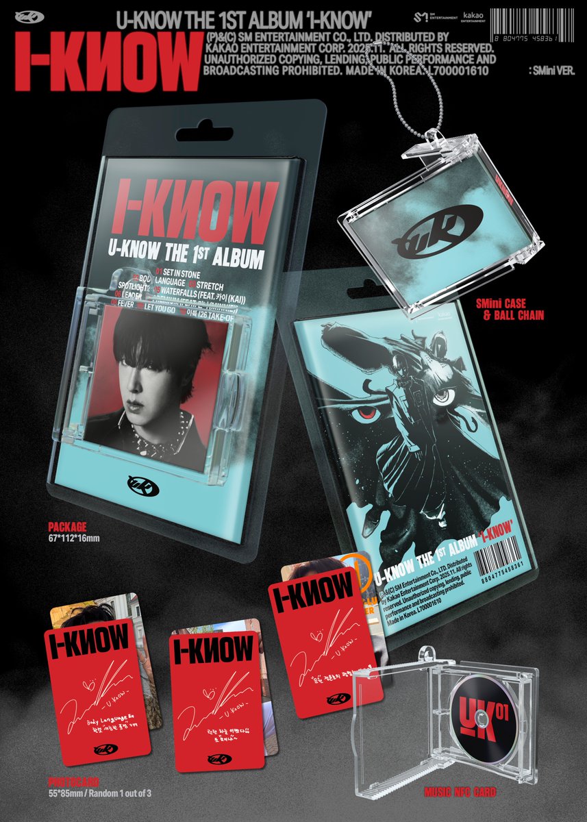 TVXQ's tweet photo. Album Details (SMini Ver.)

U-KNOW 유노윤호 The 1st Album 【I-KNOW】
➫ 2025.11.05 6PM (KST)

💿Pre-order&amp;save&amp;add
https://t.co/RenyA4k66T

#UKNOW #유노윤호
#IKNOW #UKNOW_IKNOW
#TVXQ! #동방신기 #東方神起 https://t.co/PKzDk7Oq2G