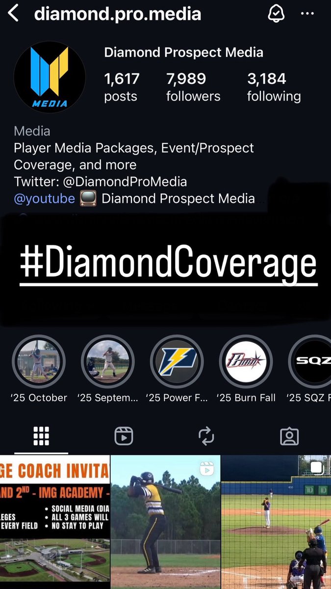 DiamondProMedia's tweet image. Are you following us on our Instagram account? (diamond.pro.media) Along with player videos and story highlights from events and different months throughout the year, we provide commitment announcements and live updates there as well. Give us a follow! #DiamondCoverage