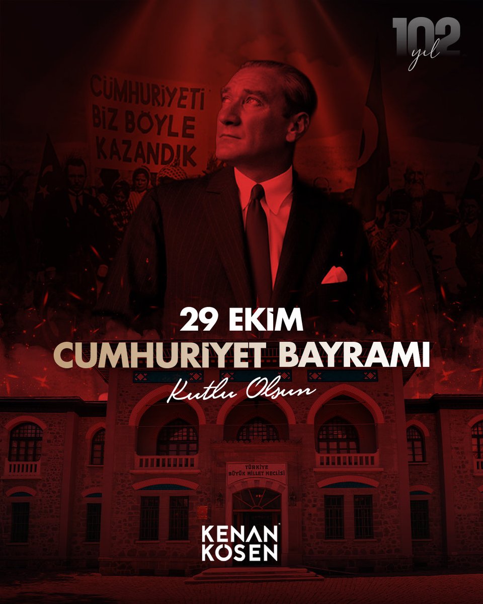 #29Ekim #CumhuriyetBayramı’mız kutlu olsun.