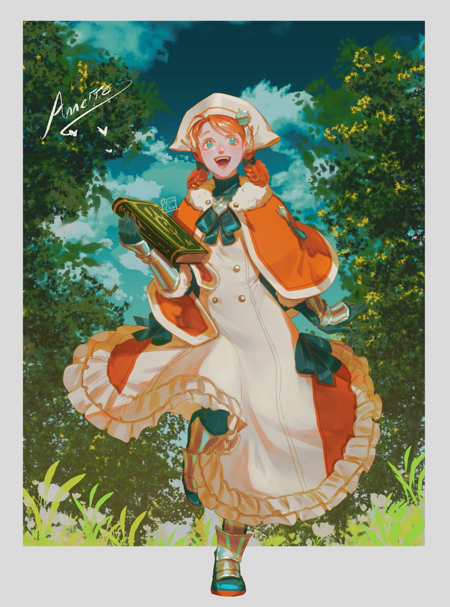 annette's design from three hopes!
#FireEmblemThreeHouses #FE3H #FireEmblem