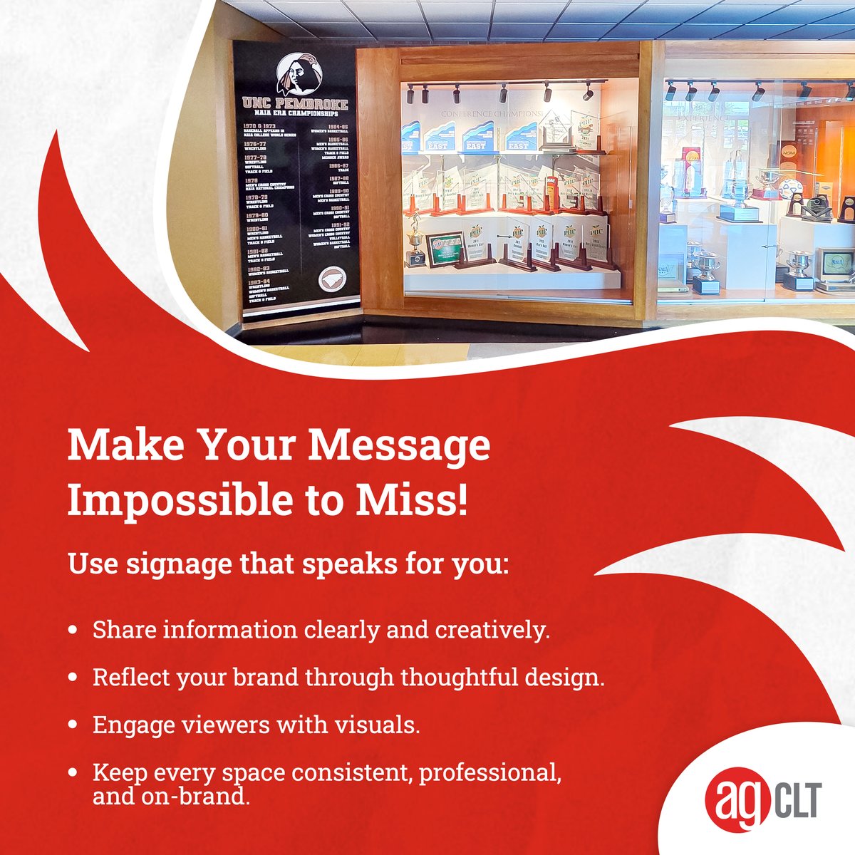 alpha_CLT's tweet image. Every sign tells a story; make sure yours is clear. Signage is one of the most effective ways to spread your message, share information, and connect with people in any space. 

#AlphaGraphics #AlphaGraphicsCLT #CharlotteNC #CustomSignage #SignageDesign #VisualCommunication #Signs