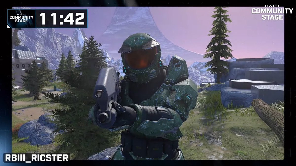 RBIII_Ricster's tweet image. Getting back into the busy home routine, but I wanted to point out a few things @Halo @HCS had going on, like seeing my community screenshot pop up during intermission! Very fitting one too with the big reveal we had.
#HaloCommunity #HaloWC #Halo