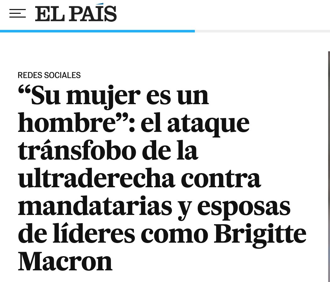 Preguntas 😵‍💫 para el bucle de <a href="/el_pais/">EL PAÍS</a>:
Si es un ataque tránsfobo decir que una mujer que es una mujer es un hombre,
¿Cómo se llama decir que un hombre que es un hombre es una mujer? 🤪