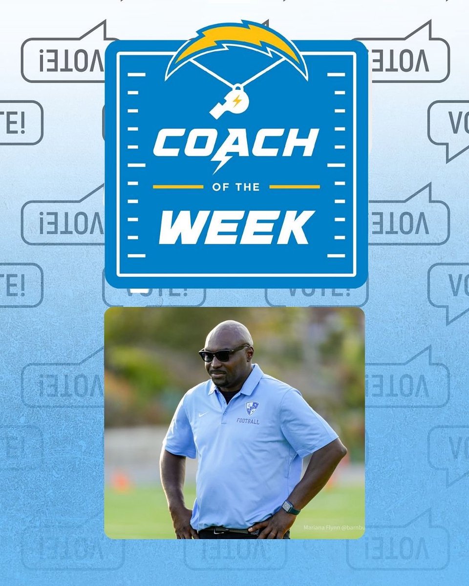 Congratulations to our head coach <a href="/CoachSmithPali/">Dylen Smith</a> for being nominated for the Los Angeles Chargers Coach of the Week! We couldn’t be more grateful for his leadership as he navigated this season’s obstacles.
<a href="/latsondheimer/">eric sondheimer</a> 
<a href="/Tarek_Fattal/">Tarek Fattal</a> 
<a href="/palipostsports/">Steve Galluzzo</a> 
<a href="/chargers/">Los Angeles Chargers</a>