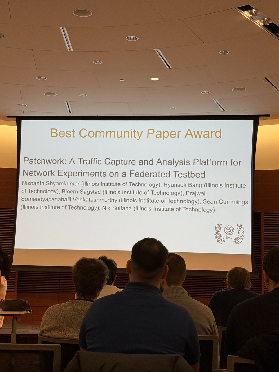 Test of time and best paper awards from <a href="/ACM_IMC_2025/">ACM IMC 2025</a> #25yearsofimc #acmimc25 #imc2025 <a href="/UWMadison/">UW–Madison</a>
