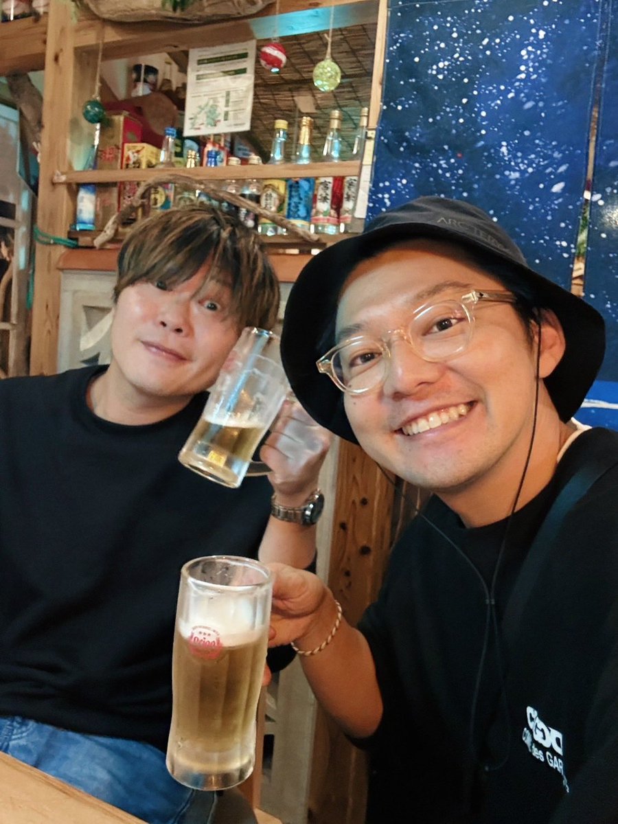 joooo777's tweet photo. 昨日はお久しぶりな方々と🙆🏻‍♂️
さらにその2日前には久々ミッチーと👨🏻‍🦰重なるねぇ😌 https://t.co/ZcyWlAvigc