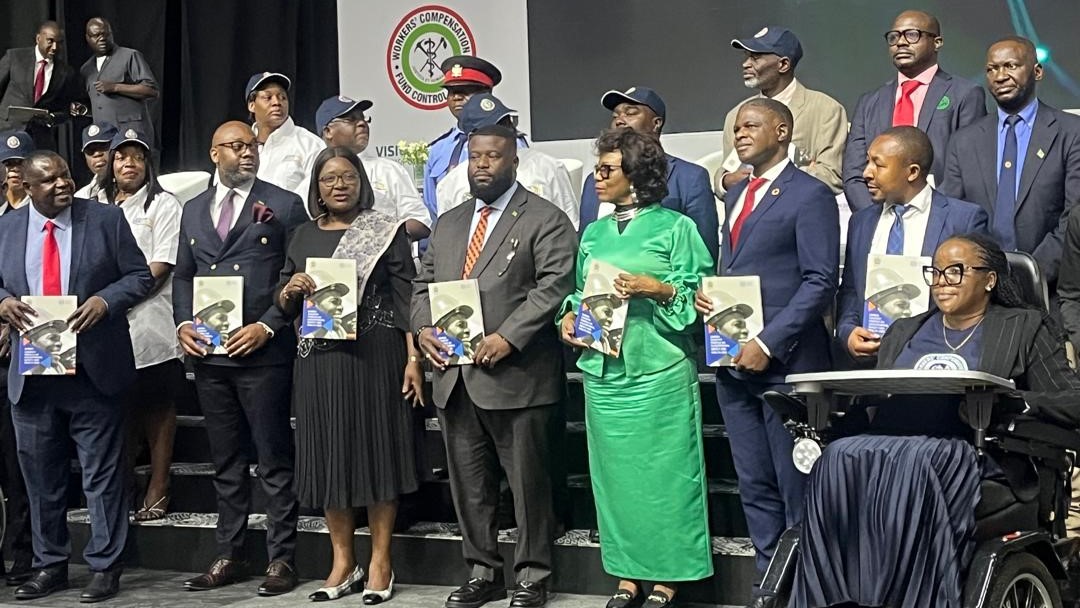 ilolusaka's tweet image. 🚛💼 “Every accident prevented is a life saved, a livelihood protected, and a step closer to a safer Zambia.” — ILO’s Wellington Chibebe at the #VisionZero launch. Let’s make workplaces safe, healthy &amp;amp; dignified for all. #OccupationalSafety #TransportSector #ILO #Zambia