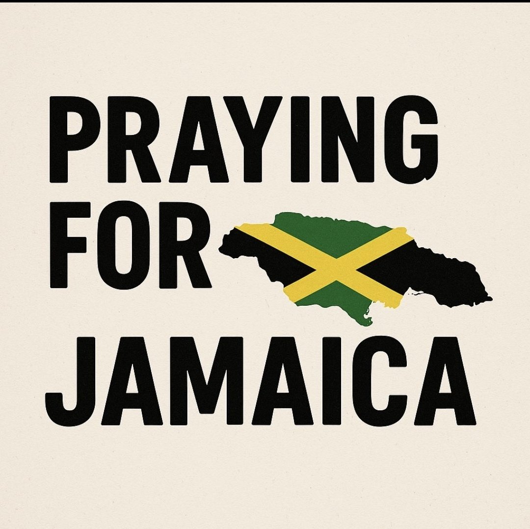 Praying for Jamaica

Those who call Jamaica home and Those who are visiting Jamaica

Praying for Those in the path of the Hurricane 

Everyone stay safe out there - I know it doesn't mean much, but you're in our thoughts 

#Jamaica #Hurricanemelissa #Pray