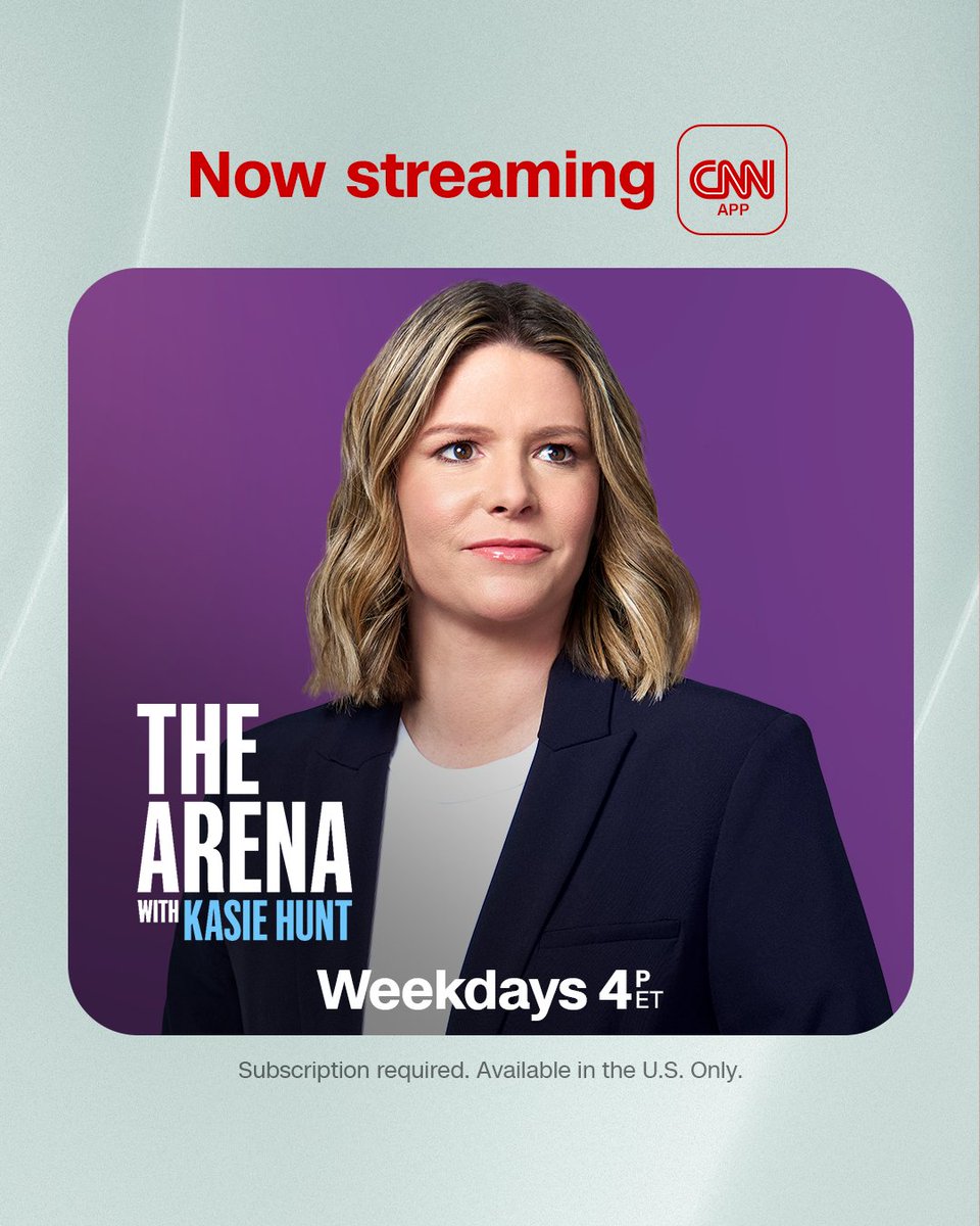 The Arena on CNN tweet media