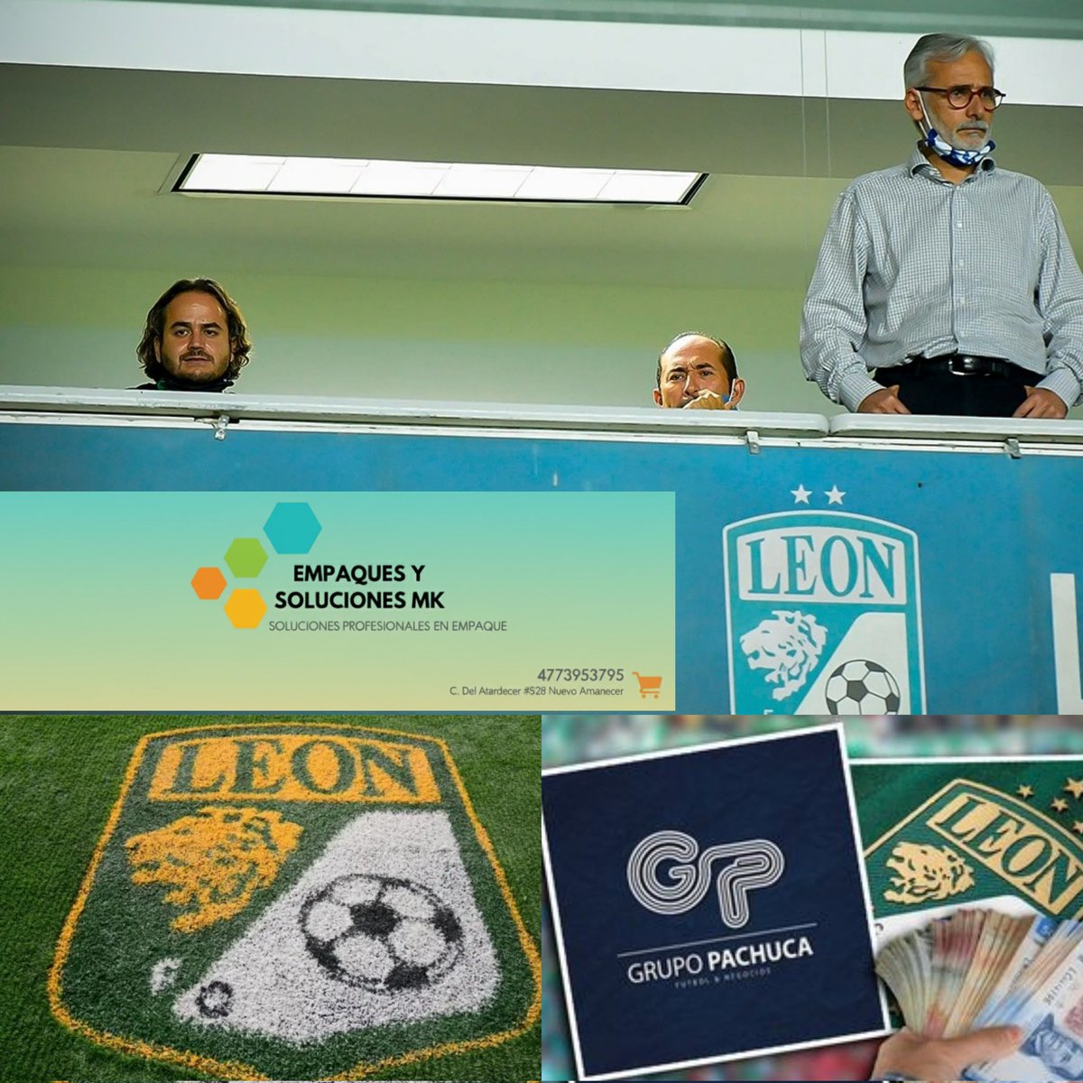 VENTA DEL LEÓN 
Grupo Pachuca presentará en diciembre en Asamblea de dueños la propuesta de venta del León. La familia Martínez venderá no el 51 %,será el 60 % del club.
2 opciones de compradores: Apollo Group y otra opción (inversionista  🇲🇽)
Venta del León oficial en mayo 2026