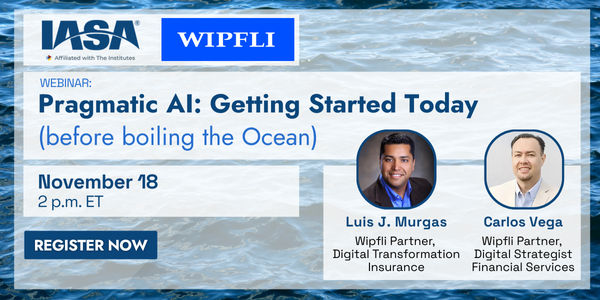 Learn how to turn AI talk into action with real-world examples from Luis Murgas and Carlos Vega. No massive investments. No hype. Just practical steps you can take come Monday.

📅 November 18
🎓 1 CPE Available
💼 Sponsored by Wipfli
🔗 Register now: bit.ly/4qpZjk9