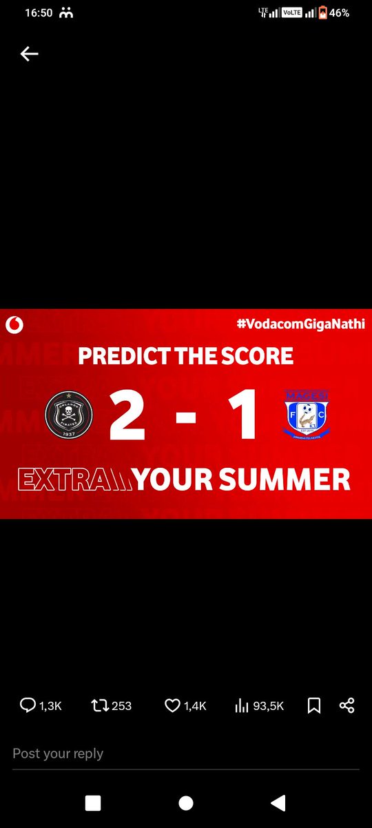 Sthera_MS's tweet photo. @orlandopirates @MagesiFC @VodacomSoccer #VodacomGiganathi https://t.co/A6MpNSIyCB