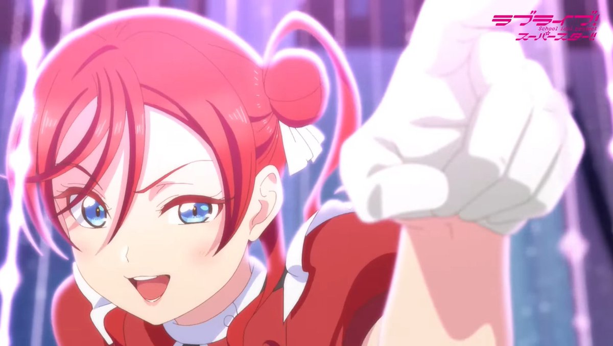 アニメスタイル人物画 紫色の衣装 限定1点】90年代アニメ風地雷系女の子【nizimaLive/VTS対応