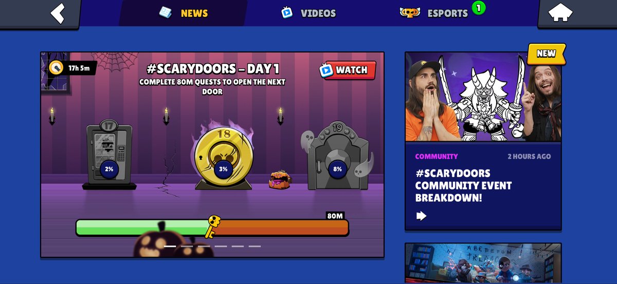Scary Doors Day 1 <a href="/BrawlStars/">Brawl Stars</a> #scarydoors #BrawlStars