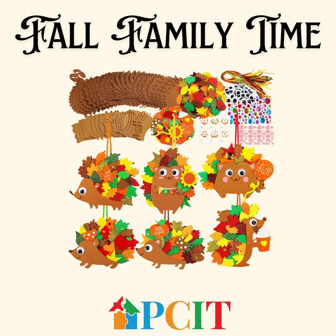 Toy Tuesday: Foam Crafts. These would make a fun activity for special time and to use as a soft toy in your clinic playroom. Stay tuned each week for more Fall Family Time ideas. parentchildinteractiontherapy.com/pcit-toys