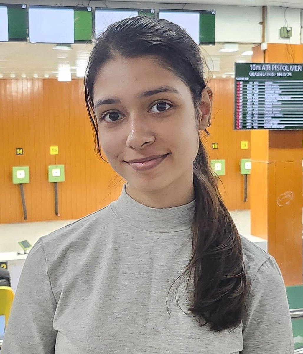Congratulations to our shooter Yashika Uppal for achieving her personal best score of 343/400 in 10m Air Pistol at the North Zone Shooting Championship in Dehradun! Wishing her even higher scores and greater success in the future!