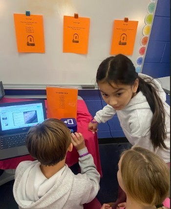 Our 5th graders are having so much fun "breaking out" of the haunted house in technology class. A huge thank you to the Huron Valley Educational Foundation grant (HVEF) for providing this incredible activity for our students! #WeAreHVS #coelionpride