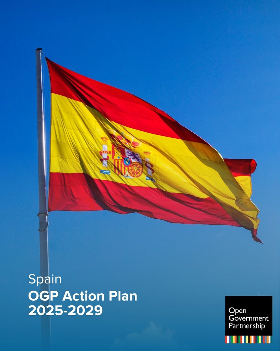 🇪🇸 Spain launches its 5th OGP Action Plan (2025–2029) with 218 commitments across 16 ministries and all regions.

Focus areas: public participation, anti-corruption, gender equality, transparency, media freedom, and digital governance.

📄 Read more: opengovpartnership.org/wp-content/upl…