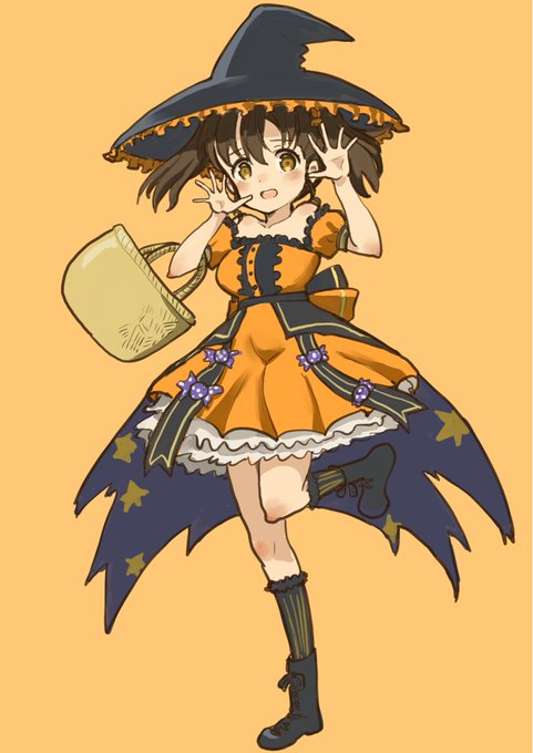 #知床鈴生誕祭2025 #はいふり 
逆にイタズラされそうなハロウィンりんちゃん 