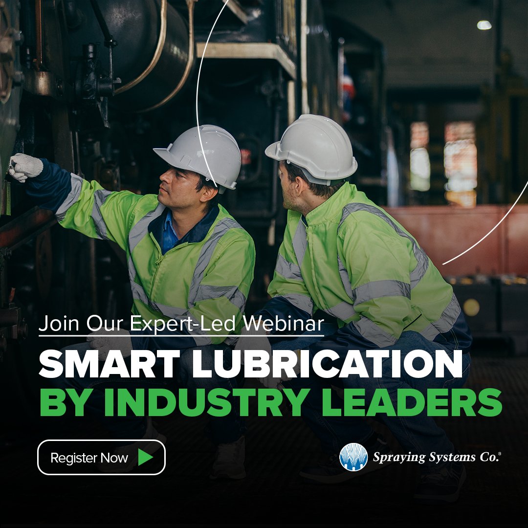 spraynews's tweet image. Join Spraying Systems Co. experts Sam Scully &amp;amp; Scott McNerny to learn how automated oil lubrication systems are solving overspray and downtime in stamping lines.
📅 Oct 30 | 1 PM CDT

🔗 Save your seat: newequipment.com/webinars/webin…

#Engineering #IndustrialAutomation #SprayTechnology