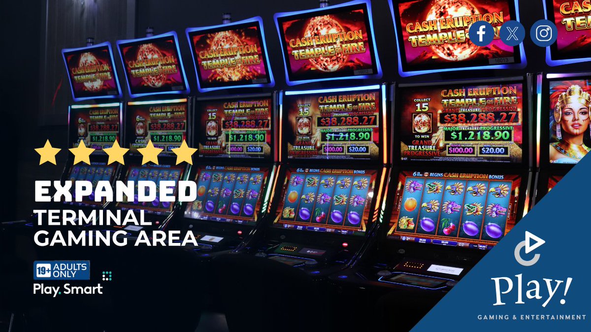 Have you checked out our expanded terminal gaming area yet?

📍 We're open daily from 10 am to 1 am!
ow.ly/8ZaI50Wg30e