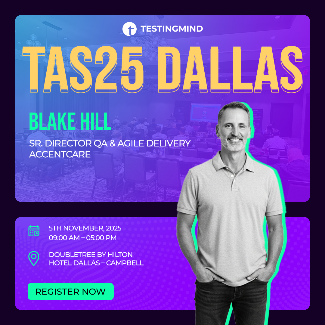 testingmindcon's tweet image. 🧠 Where QA Meets the Human Mind: The Psychology of Agility and Quality

What happens when Quality Assurance, Agile practices, and Human Psychology converge?
You get Quagileology — a revolutionary way of thinking that challenges how teams collaborate, adapt, and deliver…