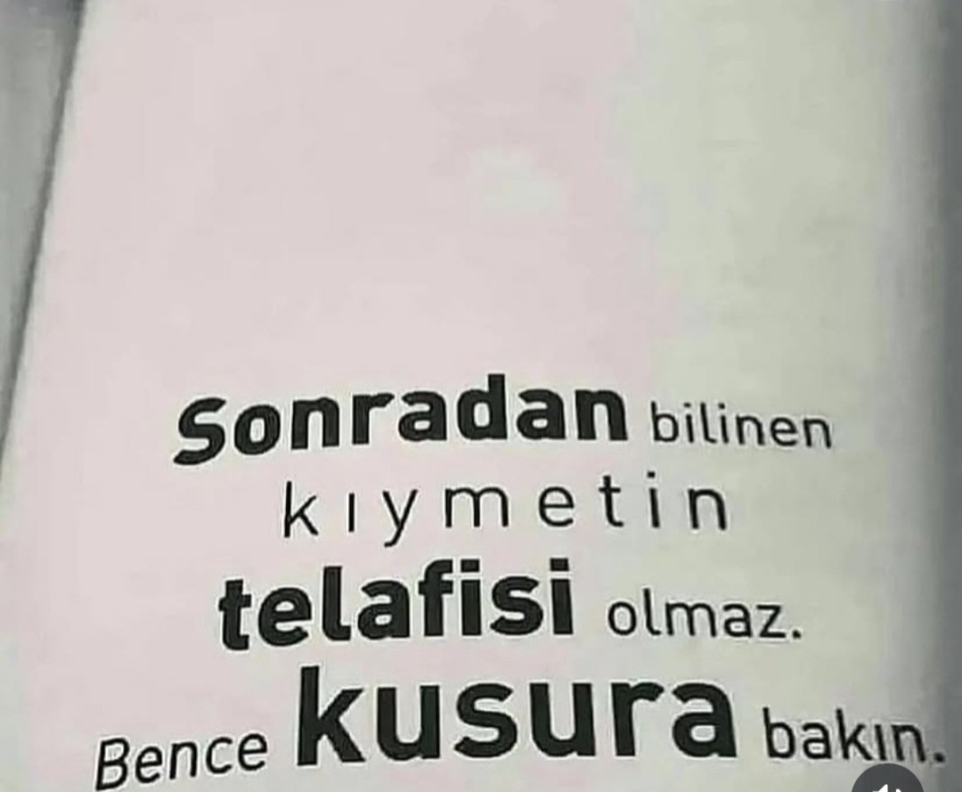 Ben kusura bakıyorum siz de bakın.