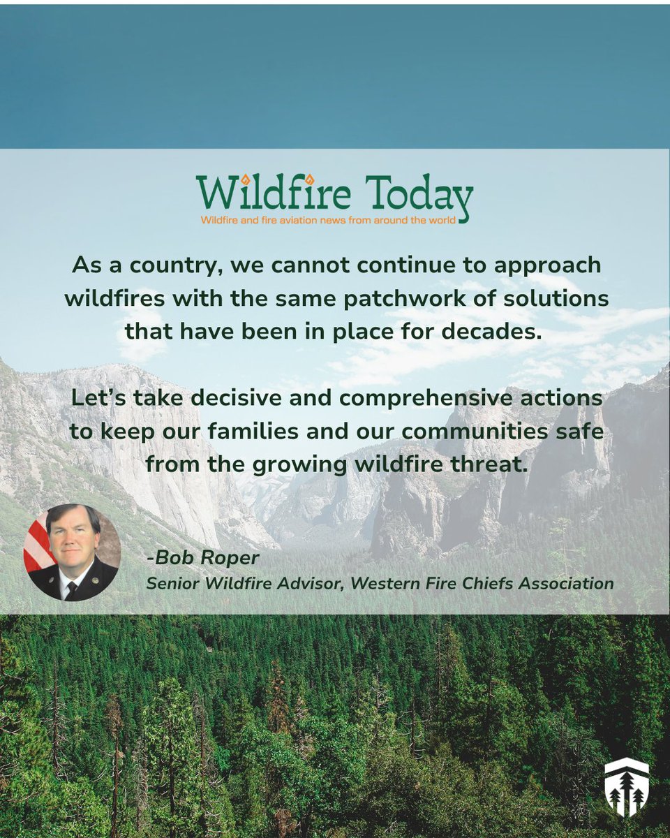 Wildfires on federal lands are a present and growing threat to communities that surround and depend on them.

The Western Fire Chiefs Association shares how Congress can strengthen federal land management to better protect communities from wildfires.

wildfiretoday.com/protecting-us-…