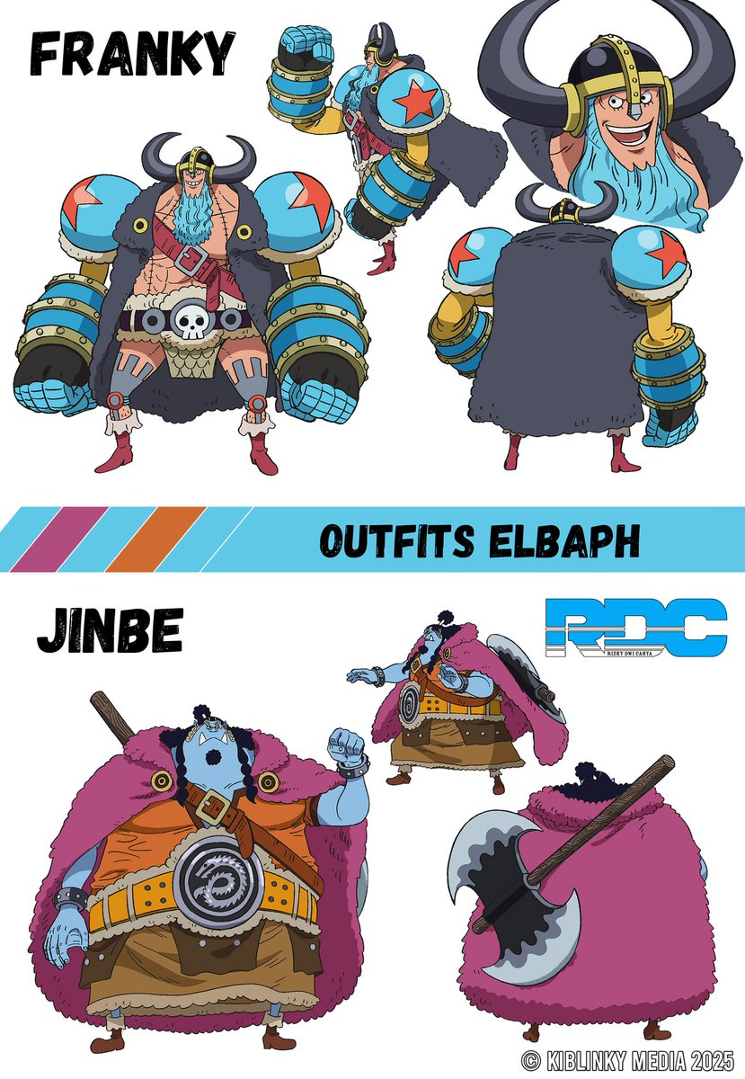 New looks Franky and Jinbe in Elbaph Arc, It seems that the