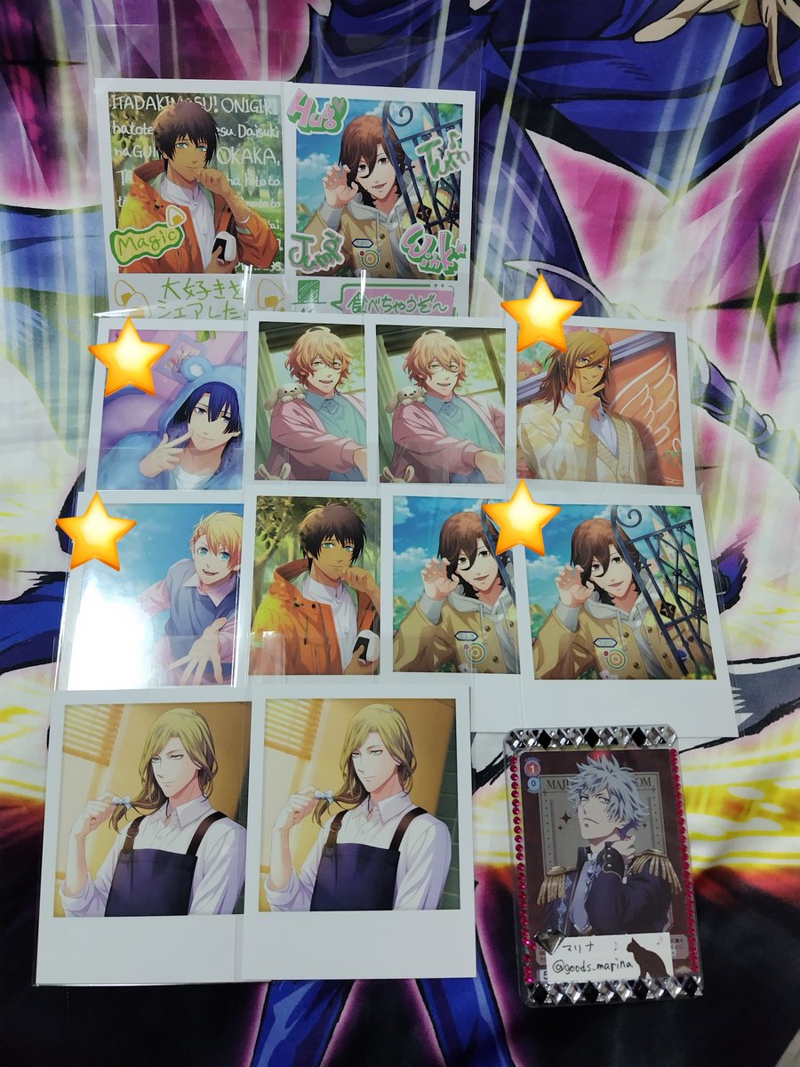 【交換・譲渡】うたのプリンスさま　うたプリ　インスタントフォト風カード　BSEL

譲）SP：セシル、嶺二
N：真斗、那月、レン、翔、セシル、嶺二、カミュ

求）SP音也≫定価＋送料

N⇆SPは2枚ご提供可
SPは交換のみ
N⭐は同グループ無印同数引取
新規様のプロカ未読には返信致しかねます