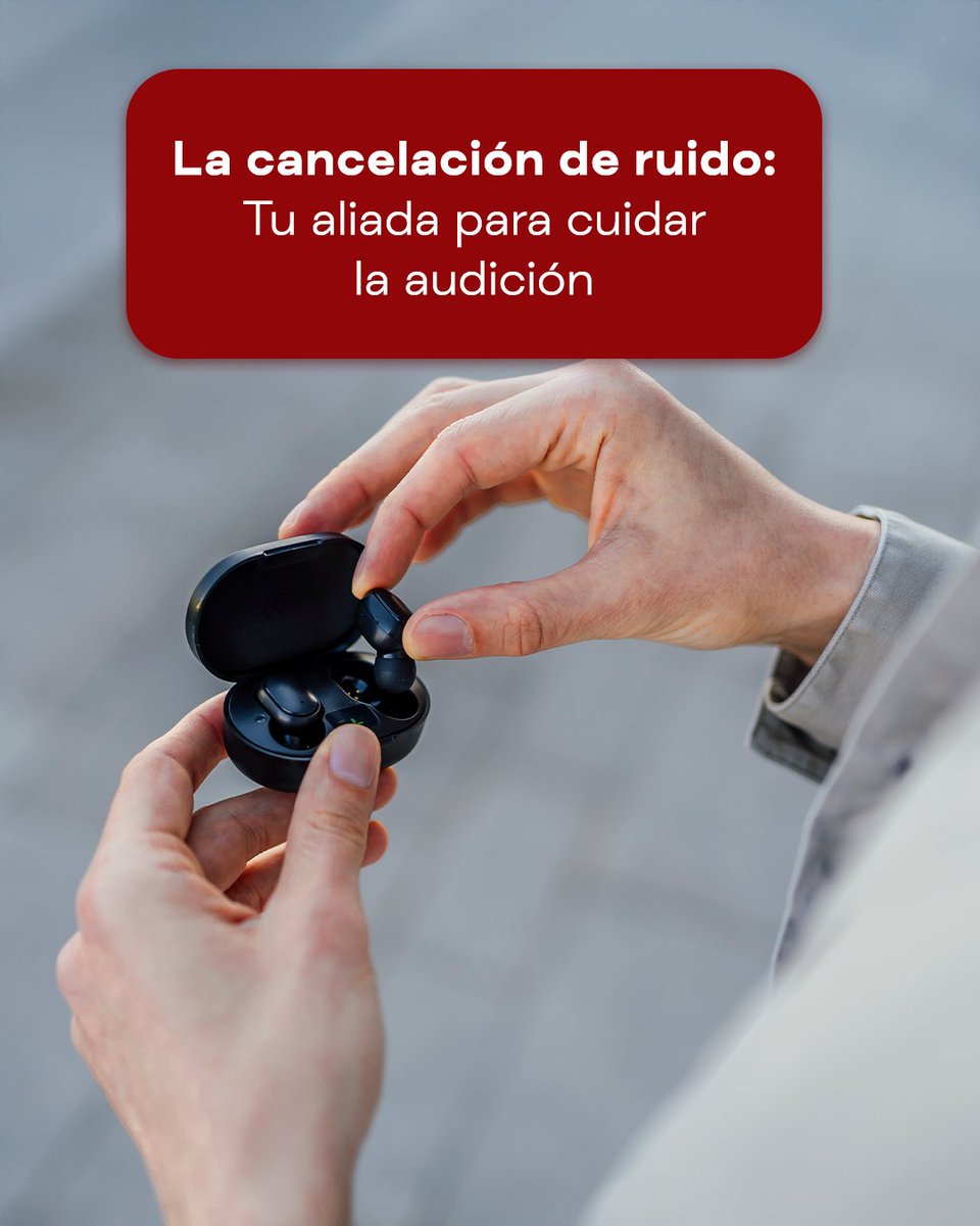 La cancelación de ruido 🎧 puede ayudarte a cuidar tu audición al no tener que subir tanto el volumen. 👂

#ExpoÓpticayAudio2026