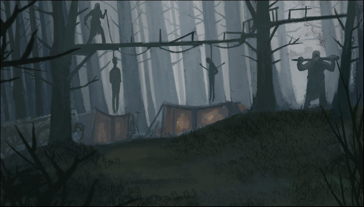 nestedlands's tweet image. Even in a world consumed by disease, these ruthless raiders thrive across Norovellir, spreading chaos wherever they go. Always be ready — facing them unprepared could be your last mistake. 

Here’s a look at one of the early concepts for the bandit camp in Nested Lands.  Would…