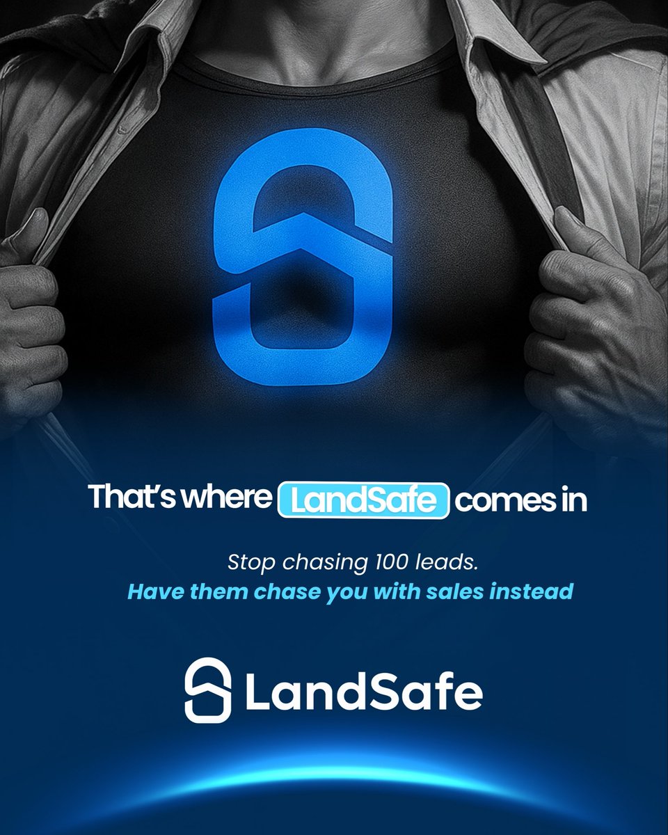 landsafe_ng's tweet image. That’s where LandSafe comes in — we help you verify properties, build trust, and close deals faster! 💼

#propertyverification #realtors #realestatenigeria #verifiedwithlandsafe