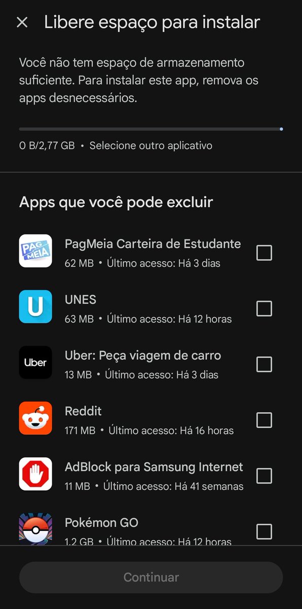 https_ohyeah's tweet image. Lá vai eu tendo que apagar trocentas coisas pra esse jogo atualizar...