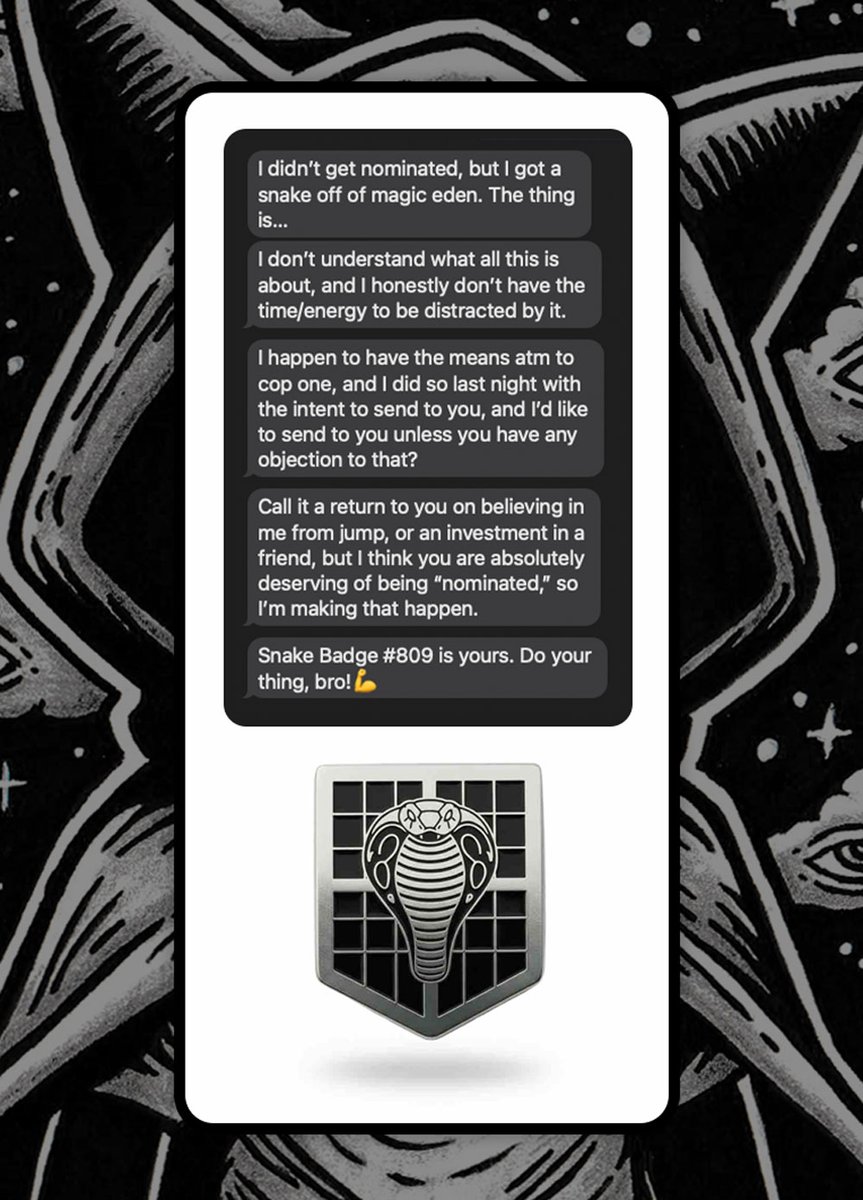 Scotty Russell (@scottythecoach) on Twitter photo Something better than being nominated for a Neuko Snake Badge...
Is having my student/homie <a href="/JPALMISANOart/">Jonathan</a> scoop one on secondary + straight up gifting it to me.
I'm insanely grateful for your support, JP—it means everything to me.
Bullish on community. Something better than being nominated for a Neuko Snake Badge...
Is having my student/homie <a href="/JPALMISANOart/">Jonathan</a> scoop one on secondary + straight up gifting it to me.
I'm insanely grateful for your support, JP—it means everything to me.
Bullish on community.