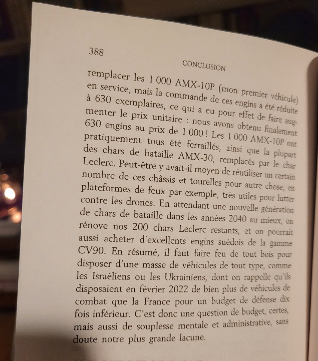"La priorité absolue doit être de retrouver de la masse". Chiffres &amp; exemples historiques à la clé <a href="/Michel_Goya/">Michel Goya</a> plaide utilement en faveur d'un effort considérable pour résoudre la "crise des équipements" des <a href="/Armees_Gouv/">Ministère des Armées et des Anciens combattants</a>
Sans oublier l'indispensable investissement humain. A lire