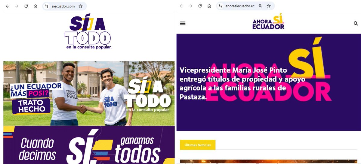 alfredovelazco's tweet photo. Un mes previo a la campaña de #ReferéndumYConsulta2025 #ConsultaPopular

Apoyo a postura TODO SI
-8 páginas en Facebook se crearon en Octubre 2025 (5 de ellas el mismo día)
-Gastaron solo en pauta en Meta ≈$150,000
-La página de "Mauricio Altamirano" cambió a una de apoyo https://t.co/szZMnb3bBM