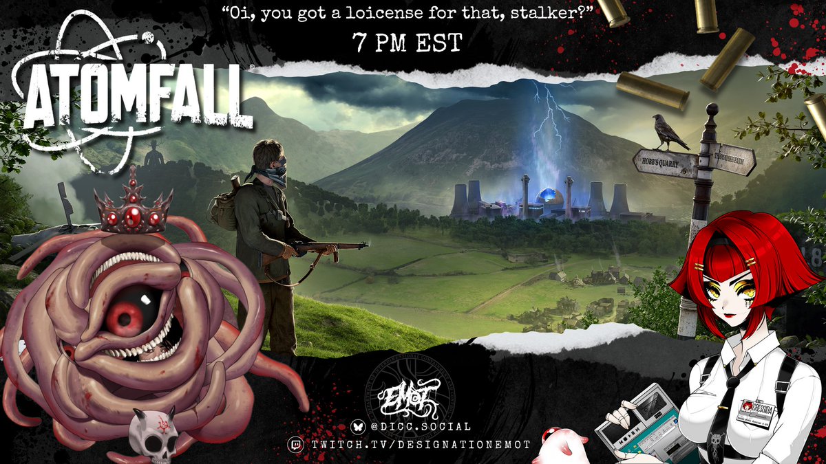 "Oi, you got a loicense for that, stalker?"

Join me tonight as I shoot and scavenge my way across an anomaly-addled alternate Britain and unravel the mysteries it holds in...

ATOMFALL 🔴 TONIGHT @ 7 PM EST!