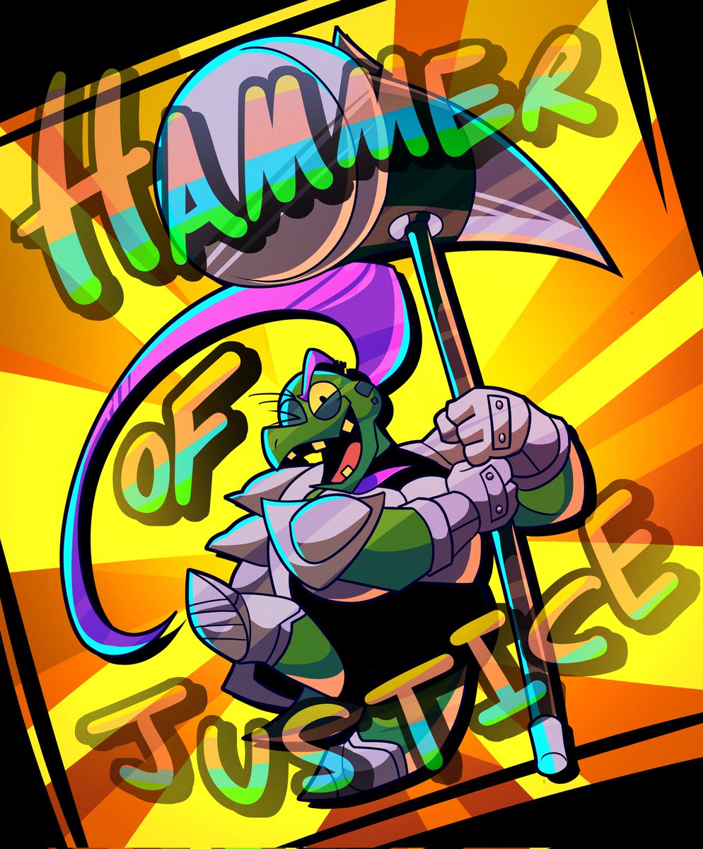 Gerson Boom AKA the Hammer of Justice! I finished this a long time ago for my friend <a href="/Bliss5624/">Bliss5624</a> . I love that Old Turtle Man 🐢