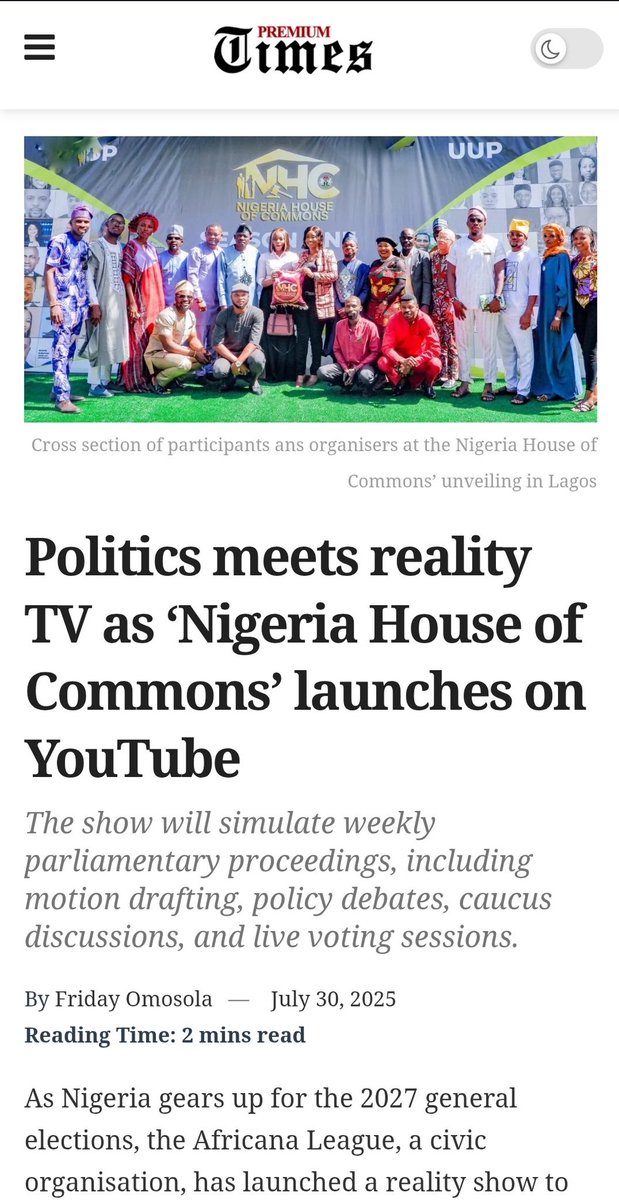 Nigeria House of Commons tweet media