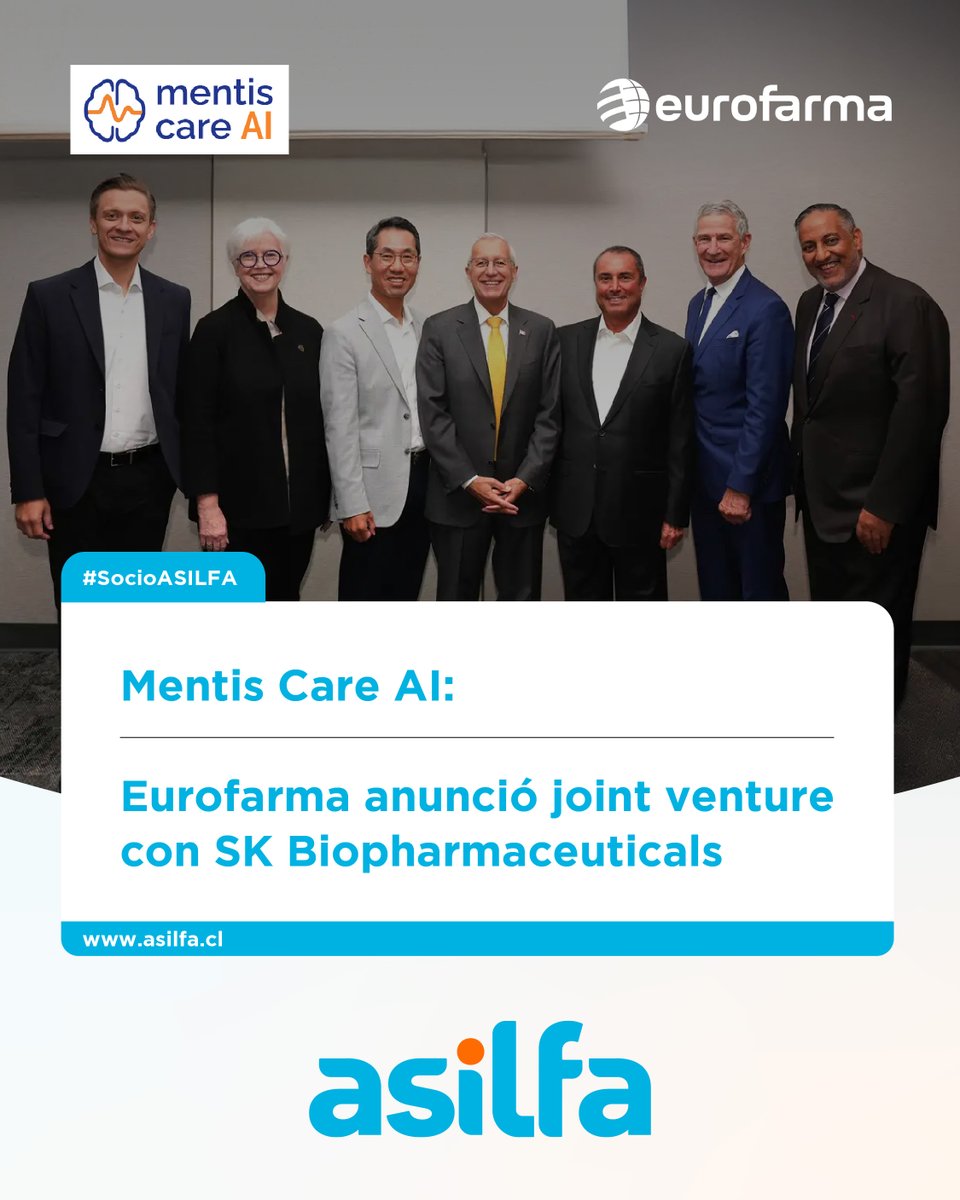 ¡Felicitamos a nuestro socio #Eurofarma!

Mentis Care AI operará desde MaRS (Toronto) con foco inicial en predecir y monitorear crisis epilépticas mediante #IA, con proyección a otros biomarcadores.
