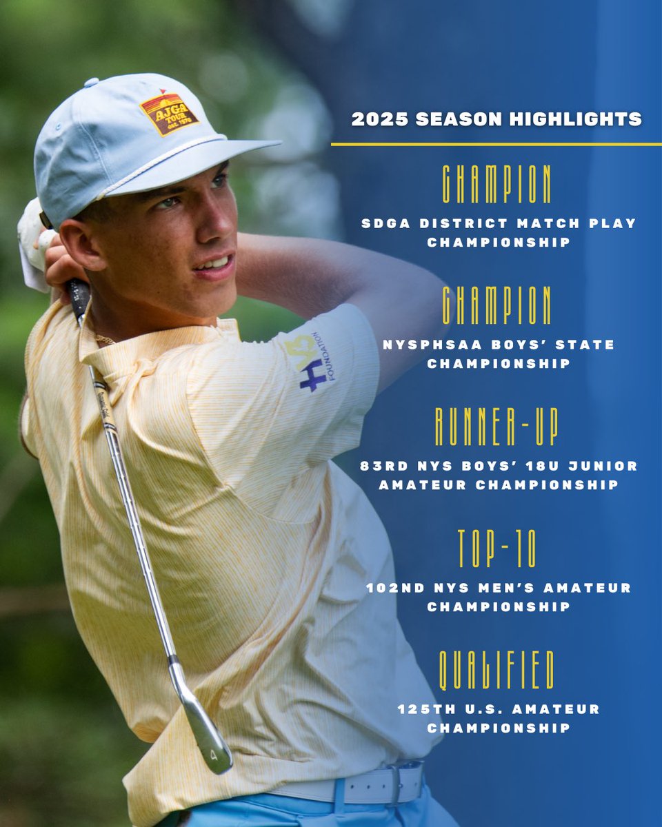 The second player ever to win multiple Player of the Year honors in the same season. 

Congratulations to Jackson Saroney, our 2025 SDGA Men’s and Junior Player of the Year!

Read more: syracusegolf.org/single-post/20…