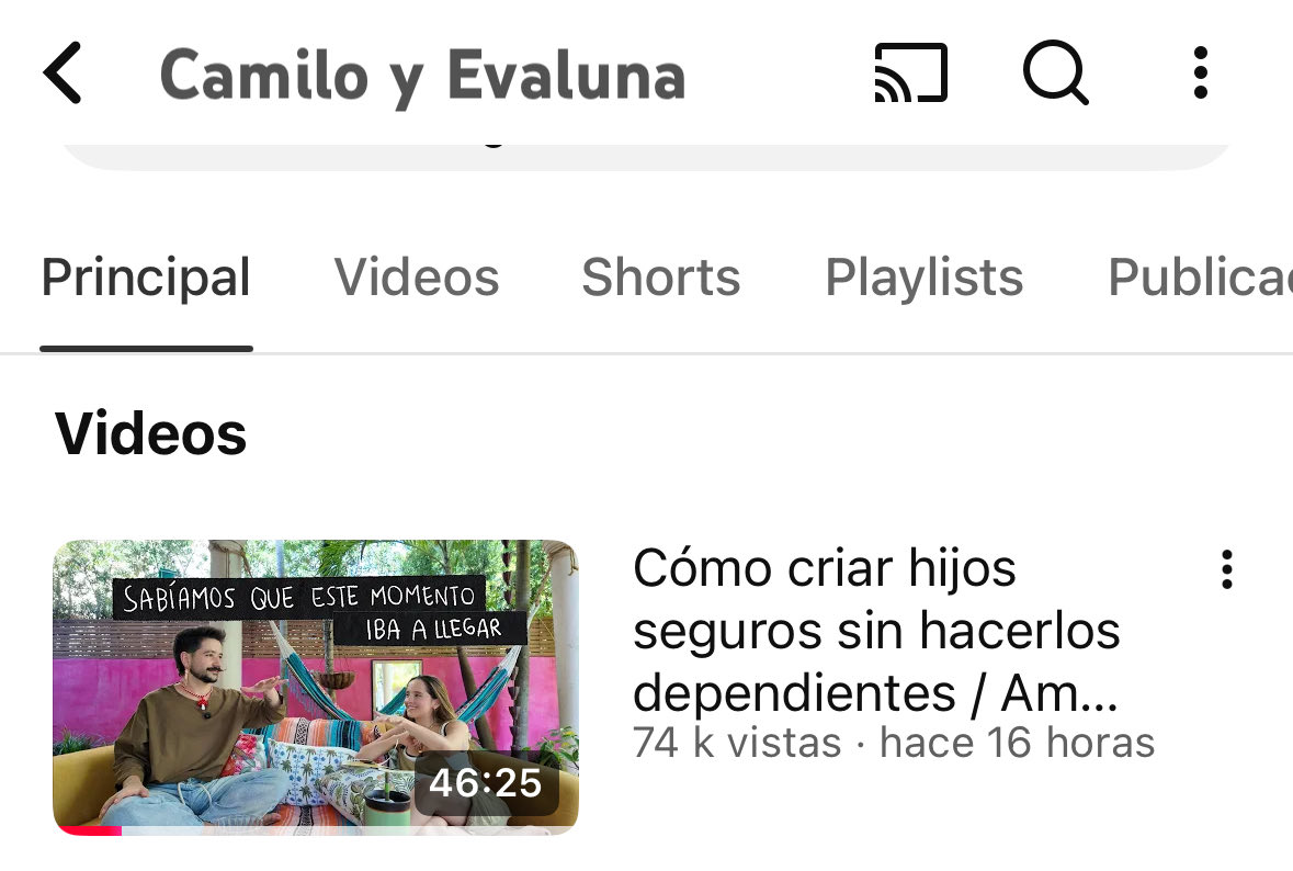 rincondelatribu's tweet photo. Nada como entrar a YouTube y ver que Camilo y Evaluna subieron un nuevo Raneando a su canal de YouTube 😌 https://t.co/nz455FLqKF