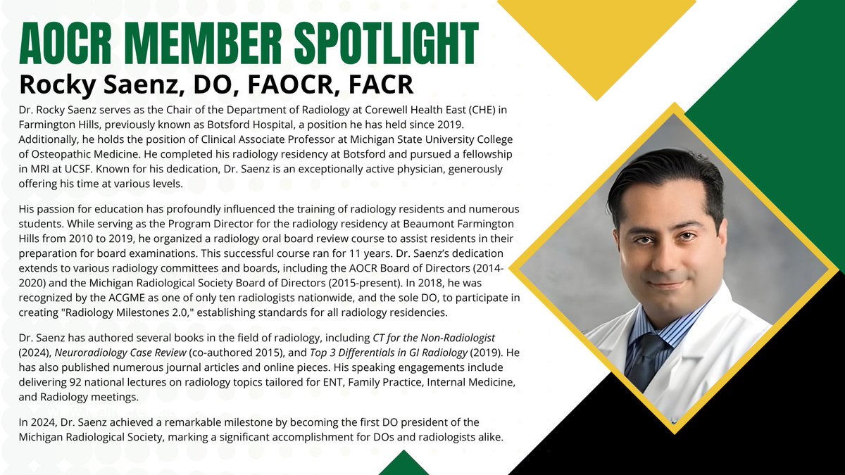 American Osteopathic College of Radiology tweet media