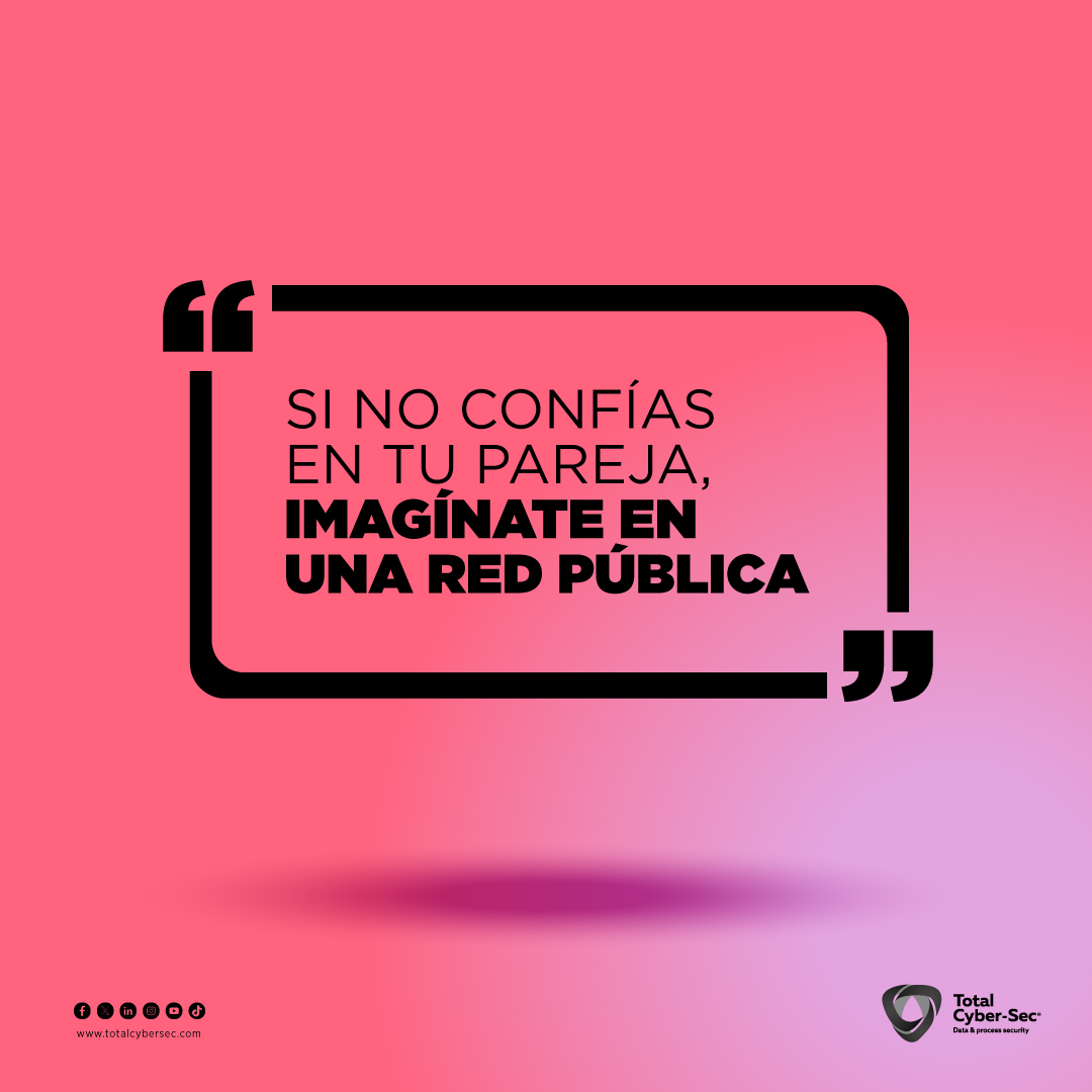 totalcybersec's tweet image. #LoEscuché en #TotalCyberSec 
Porque en la red también hay infieles… y no todos son humanos 😏💻
Evita conectarte a #WiFi públicas sin #VPN, ¡nunca sabes quién te está “vigilando”! 👀
¡síguenos para más contenidos!